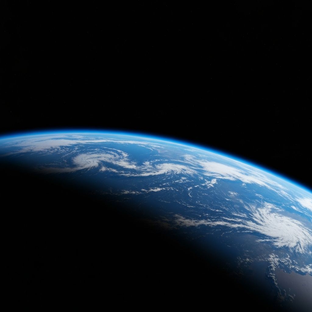 Earth from orbit